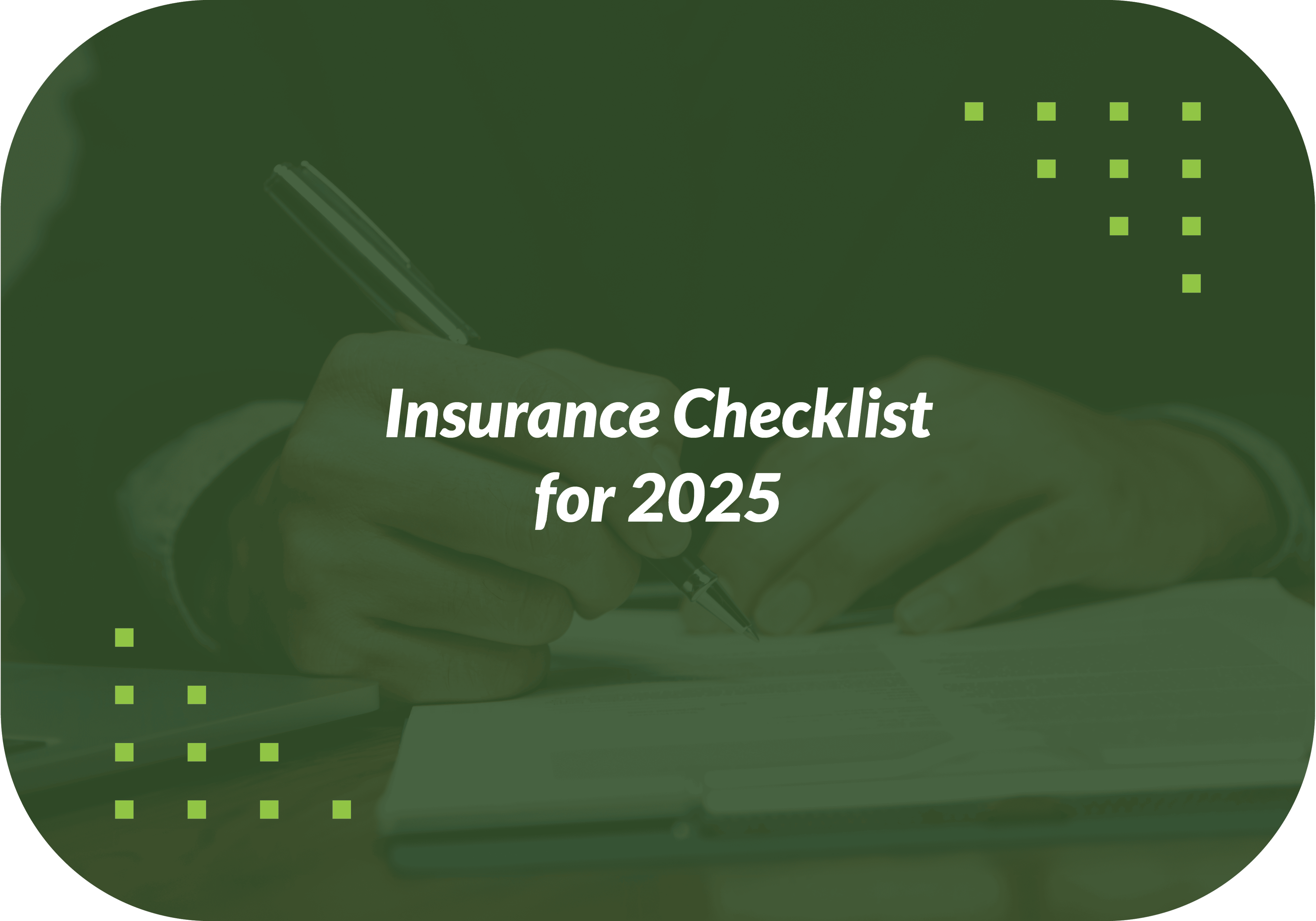 2025 Business Insurance Checklist